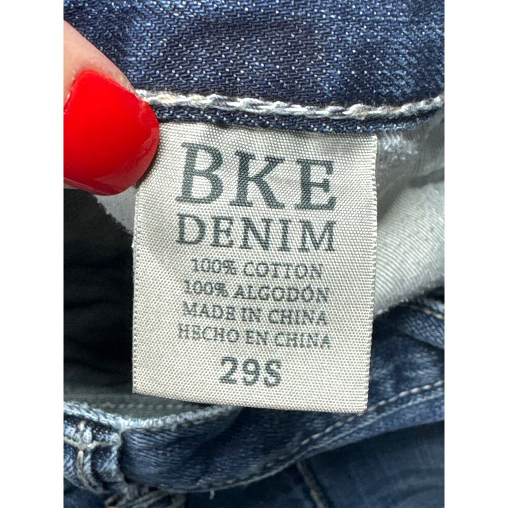 BKE Buckle Men's Derek Bootleg Blue Denim Jeans - Size 29S (29x29) *READ* - Picture 8 of 9